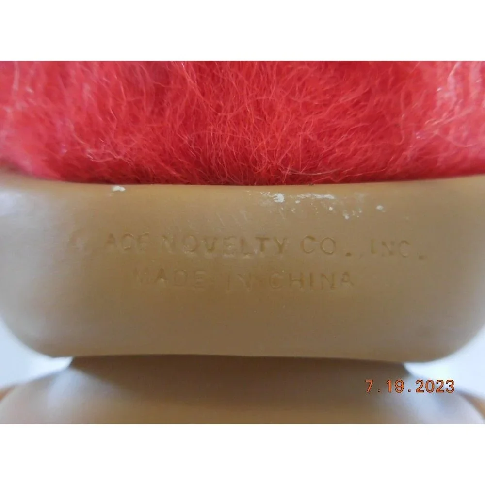 Ace Novelty Treasure Troll 8” Pink‎ Hair  Pink Star Jewel
